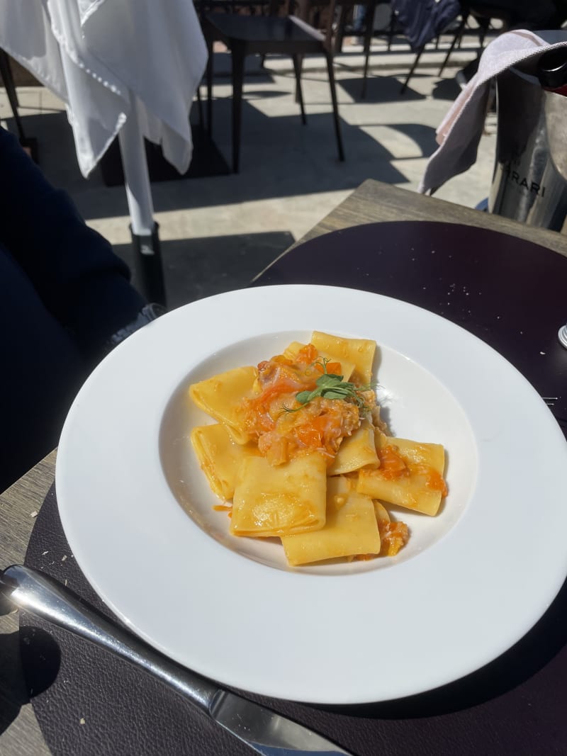 Paccheri con pomodorini e granchio - San Giorgio Café, Venice