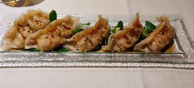 Gyozas de Langostino - Saori, Madrid