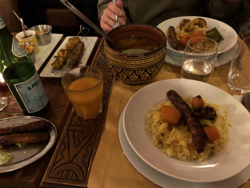 Couscous merguez et couscous brochettes de poulet - La Medina, Boulogne-Billancourt