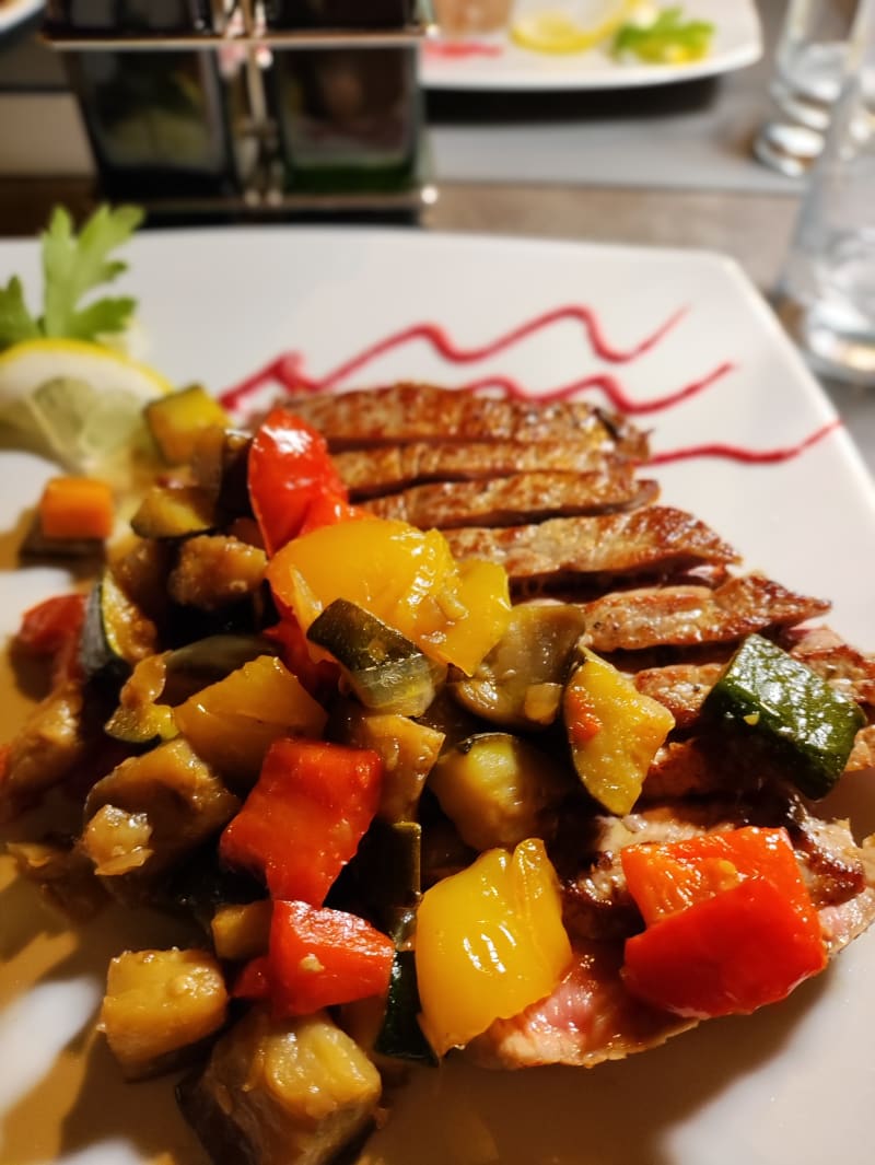 Tagliata di gardonese con ratatouille - Nostrano