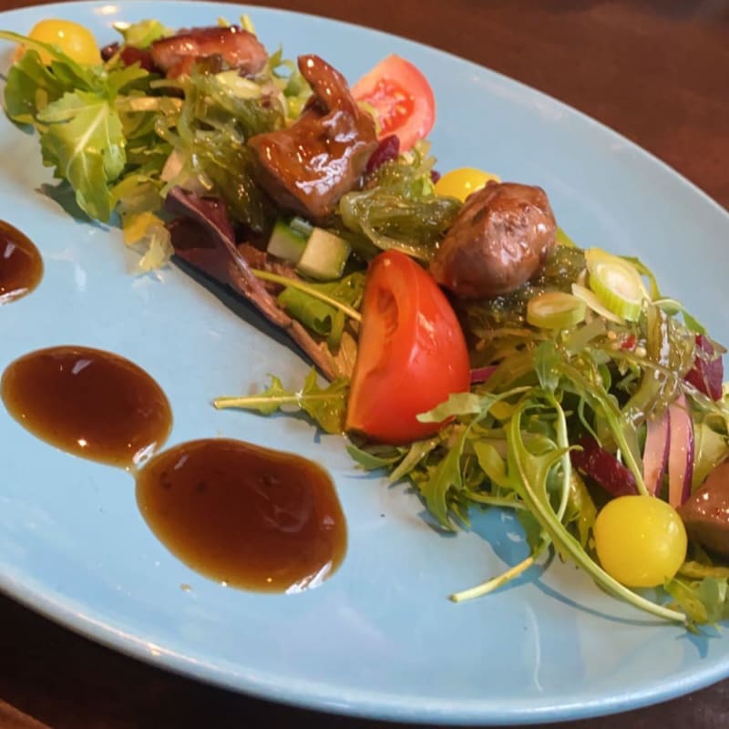 Lekkere salade met biefstukpuntjes - De Admiraal, Zwolle