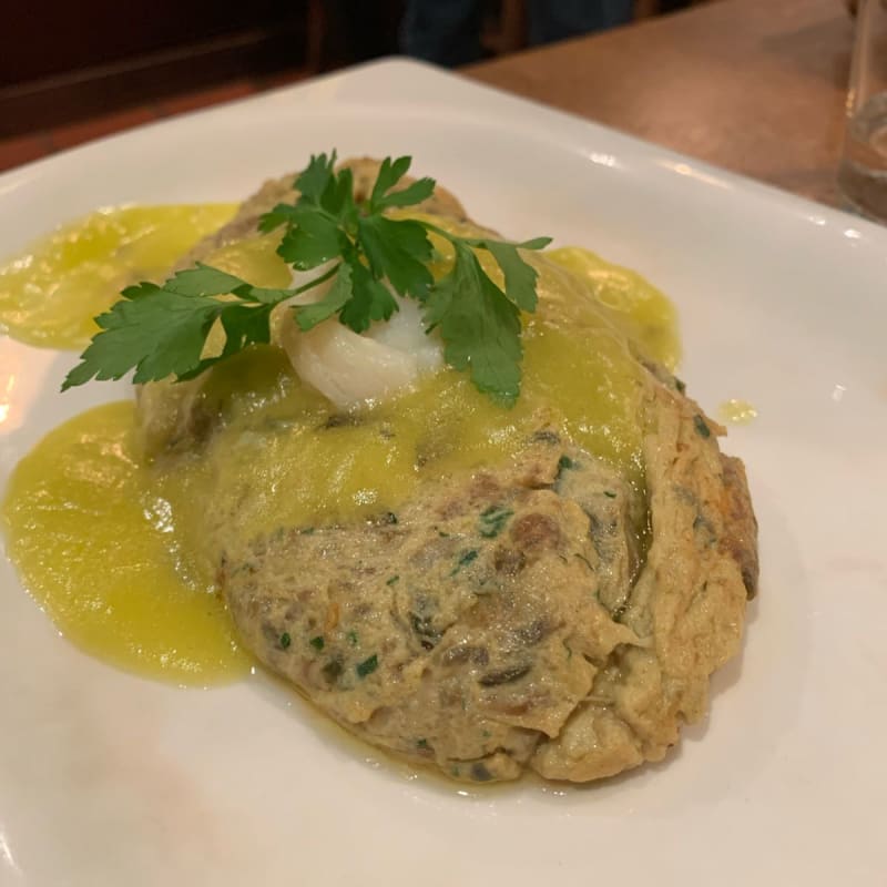 Tortilla de bacalao - Euskal Etxea Taberna, Barcelona