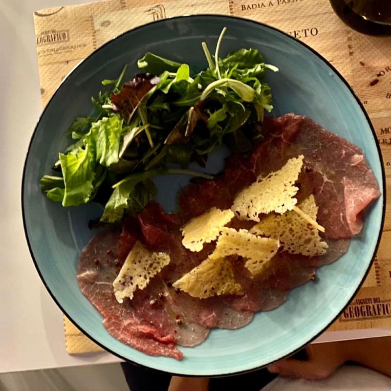 Carpaccio di girello - Luna Blu ristorante, La Spezia