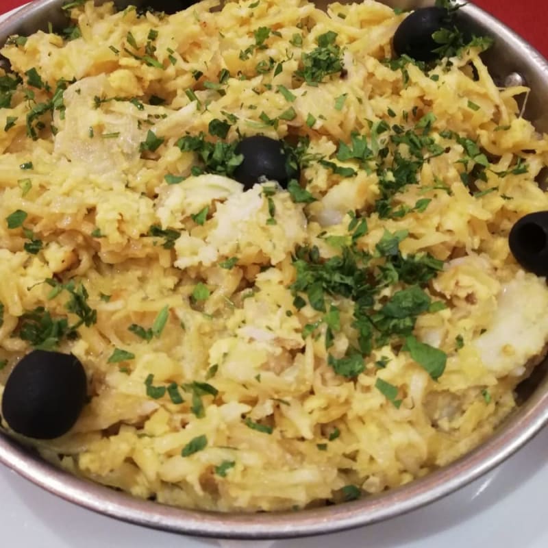 Bacalao gratinado - Cervejaria Trindade, Lisbon