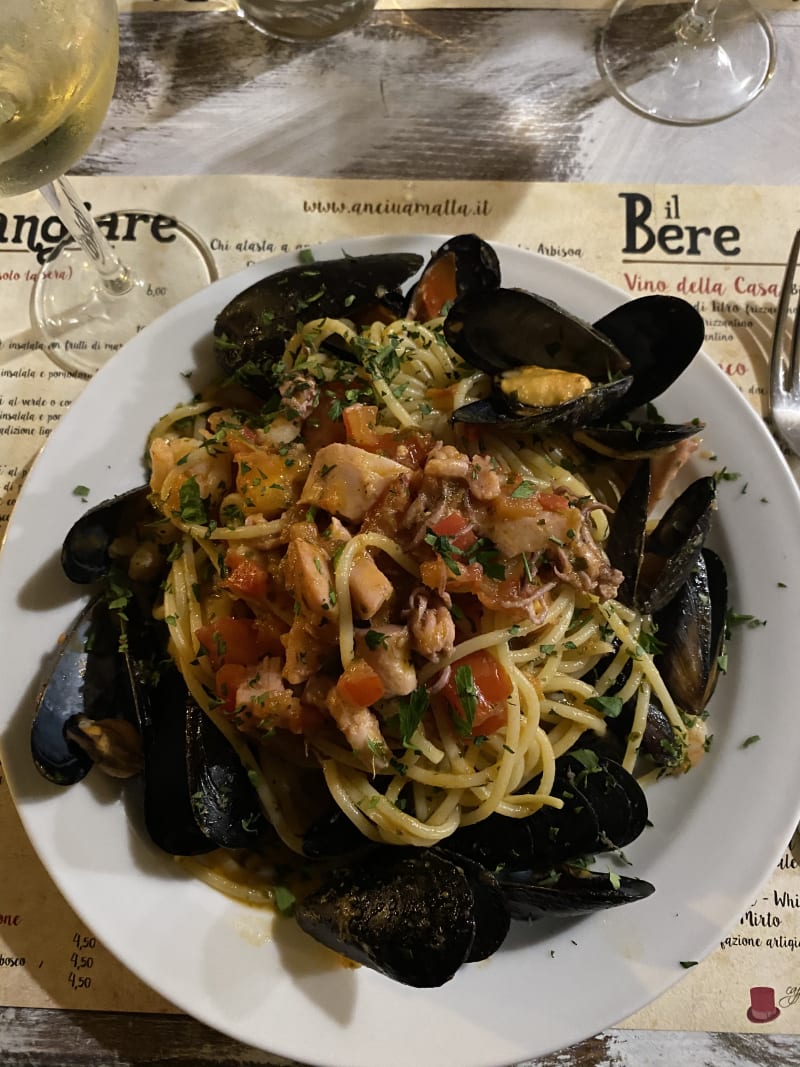 Spaghetti allo scoglio TOP! - Osteria L'Anciua Matta, Albisola Superiore