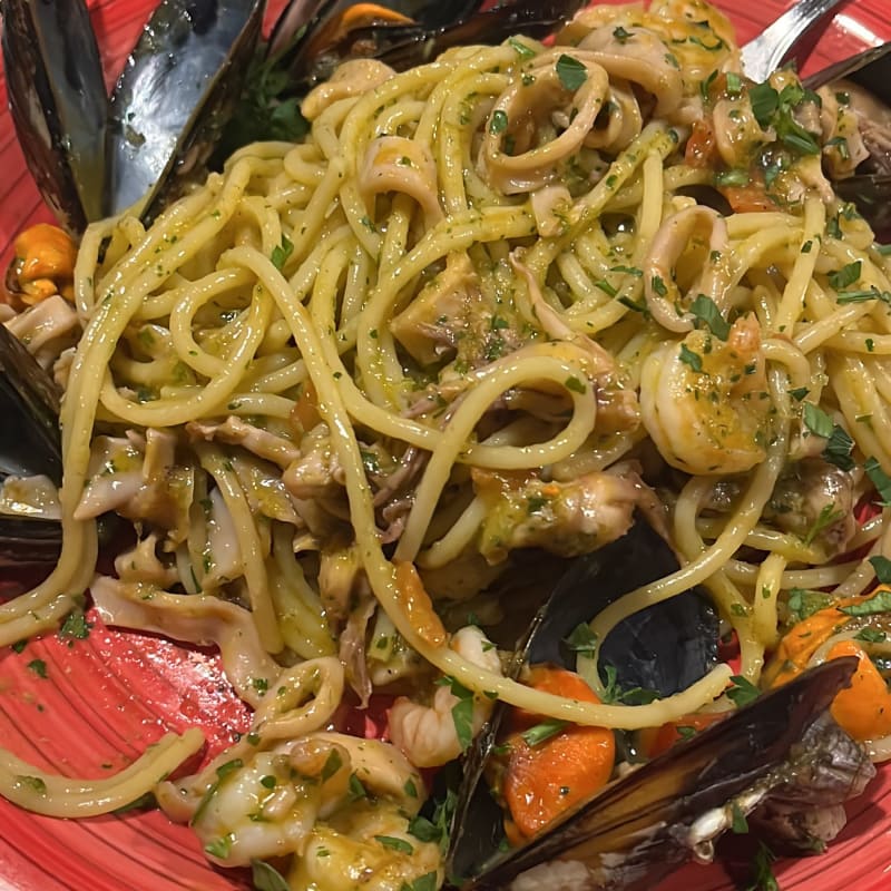 Spaghetti allo scoglio - Osteria L'Anciua Matta, Albisola Superiore