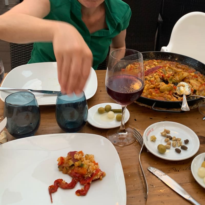 Paella verdura  - Les Barques Vilafortuny, Cambrils