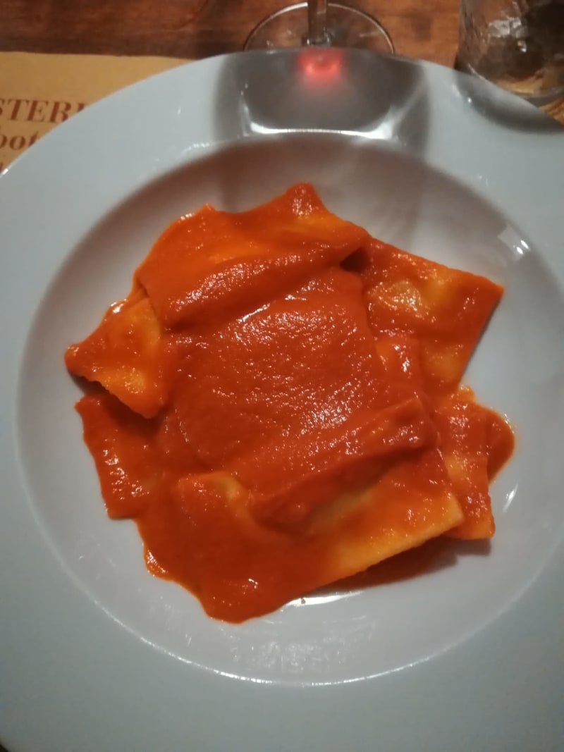 Ravioli al formaggio di fossa  - Osteria la bottega di pinocchio, Ancona