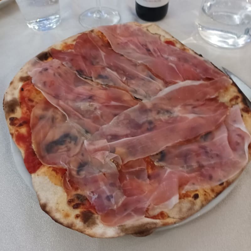 Pizza crudo e funghi - Ristorante Il Fiore, Città di Castello