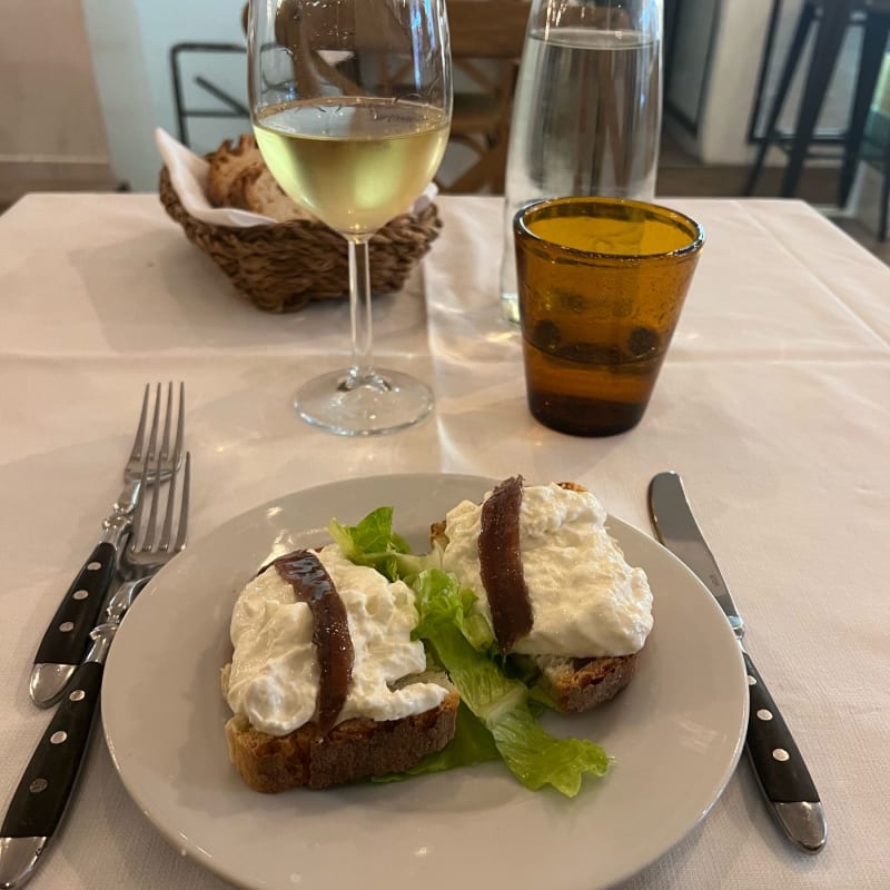 Stracciatella con acciughe - Casa Prati, Rome