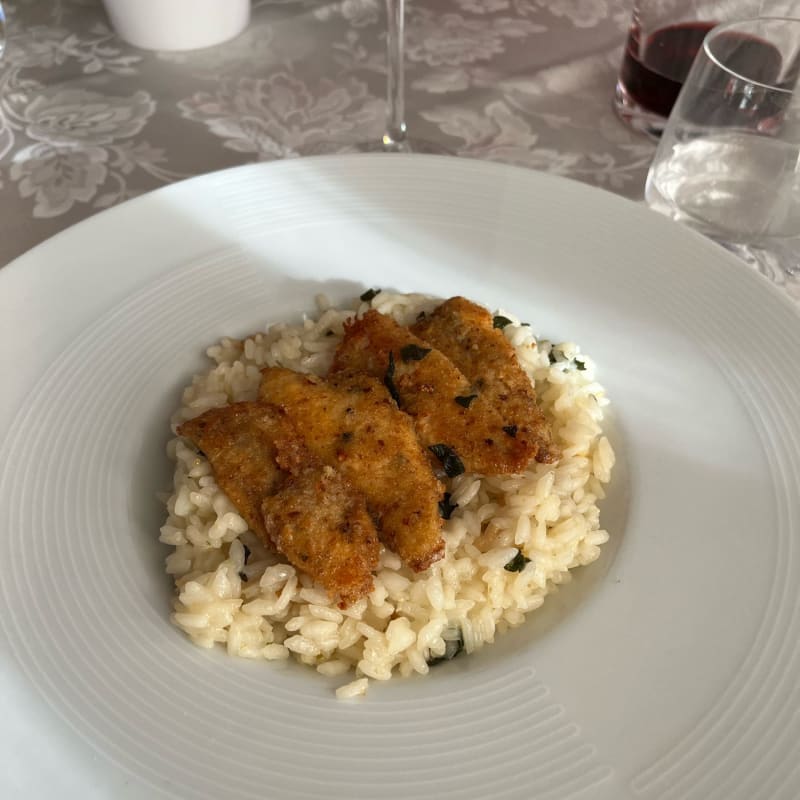 Risotto al pesce persico - Hotel Ristorante Mariuccia, Varese