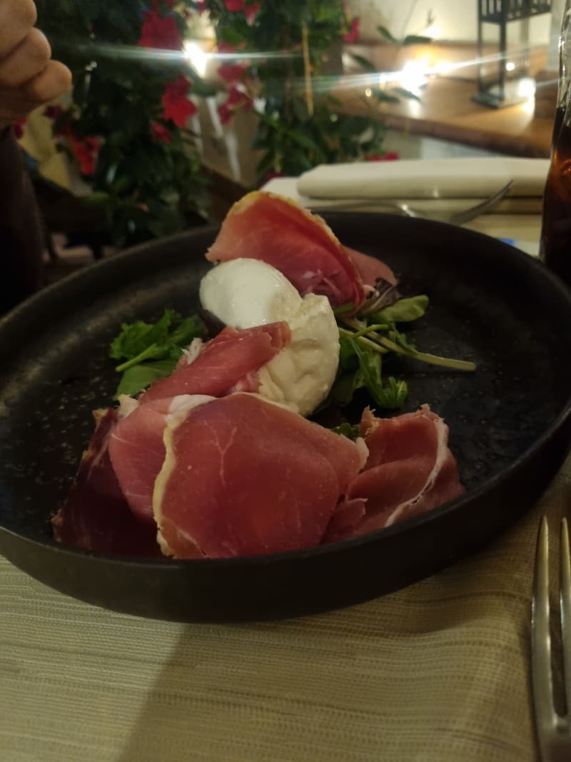 Tuscan Cured Ham and Buffalo Mozzarella - Alla Torre de Rossi, Florence