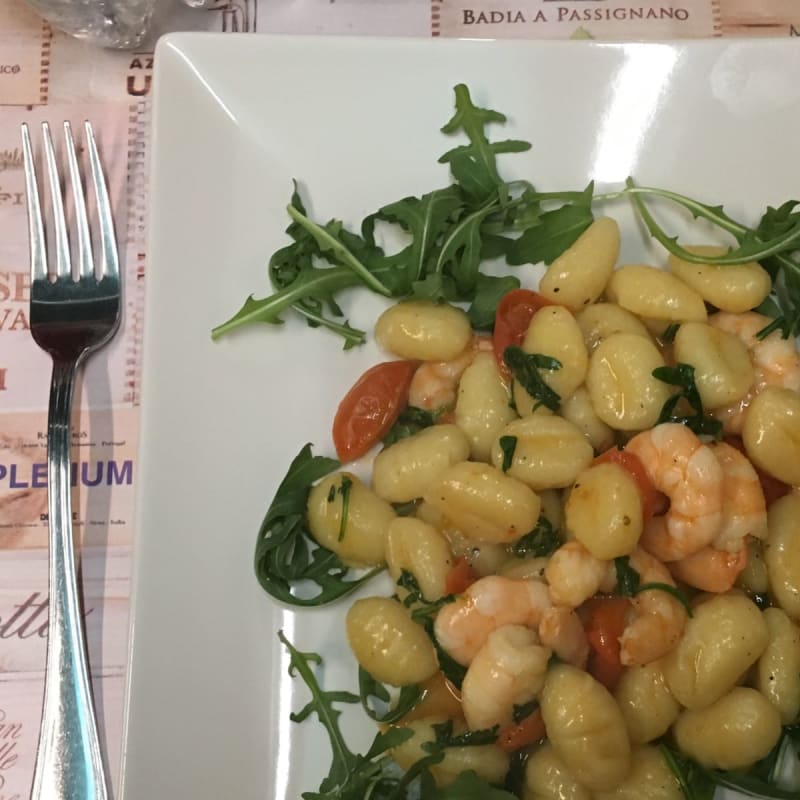 Gnocchi con gamberetti e rucola - Trattoria alla Maddalena, Venice