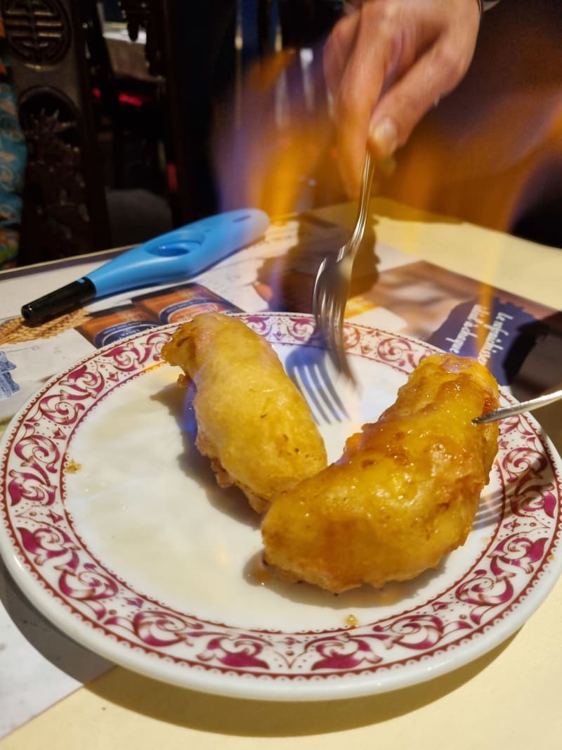 Beignets de bananes flambées  - Shanghai Garden, Bussigny