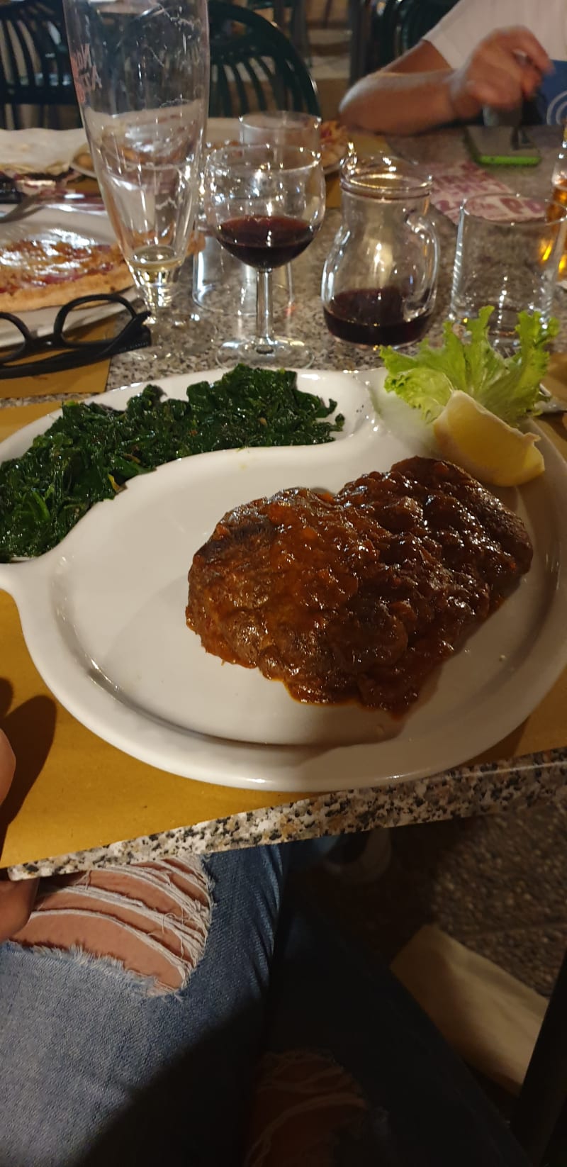 Ossobuco con verdure saltate  - I Chiari, Montepulciano