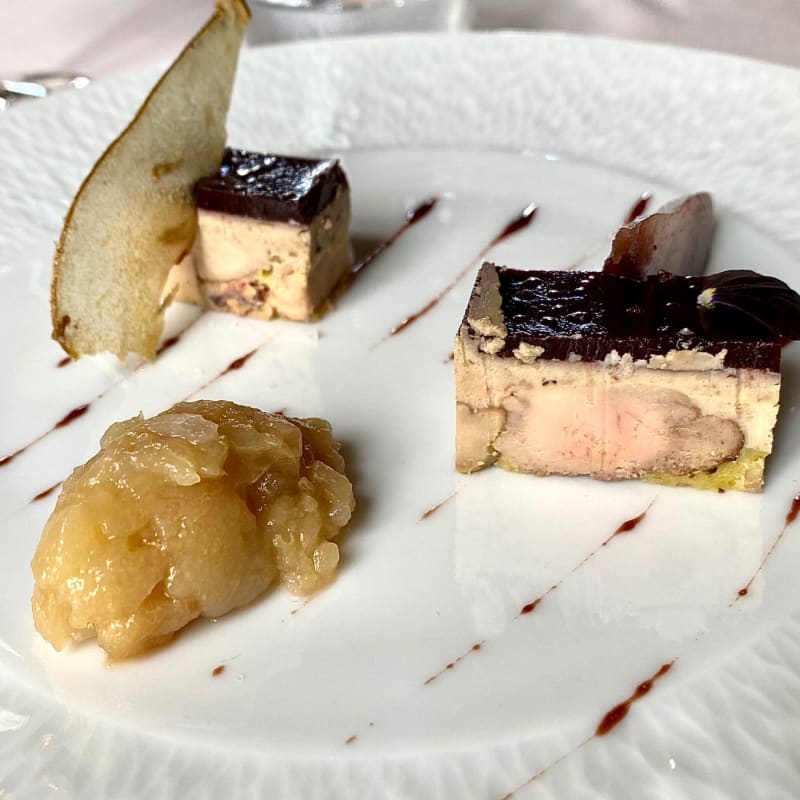 Foie gras au coteaux champenois déclinaison de poires  - La Table de Courcelles - Château de Courcelles