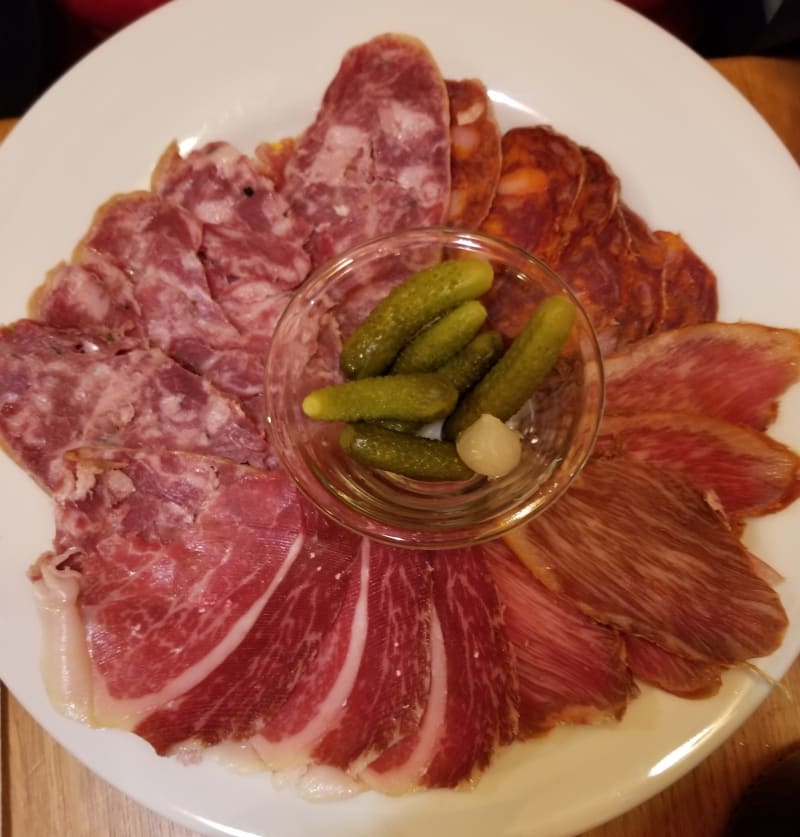 Assiette de charcuterie, Bellota - Le Petit Vatel, Paris