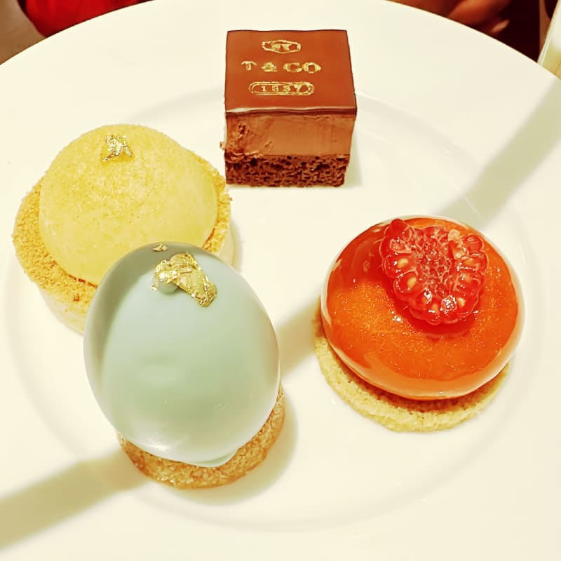 The Tiffany Blue Box Cafe at Harrods in London Restaurant Reviews