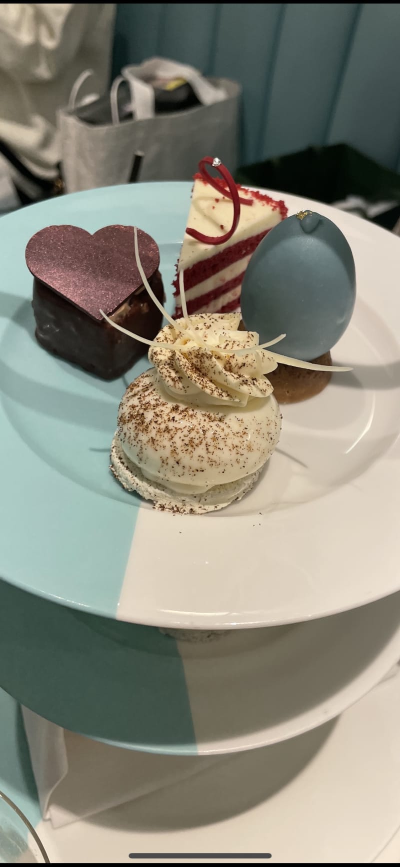 The Tiffany Blue Box Cafe at Harrods in London Restaurant Reviews