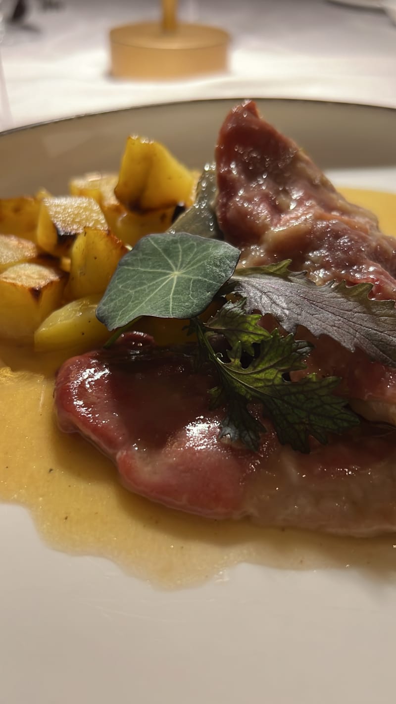 Saltimbocca di vitella alla romana con patate al forno e carciof - Le Terrazze al Colosseo, Rome