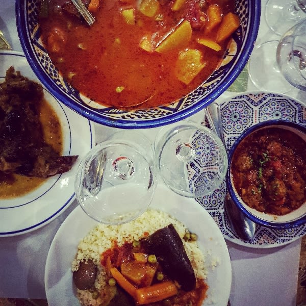 Couscous agneau et couscous boulettes merguez - Marrakech, Paris