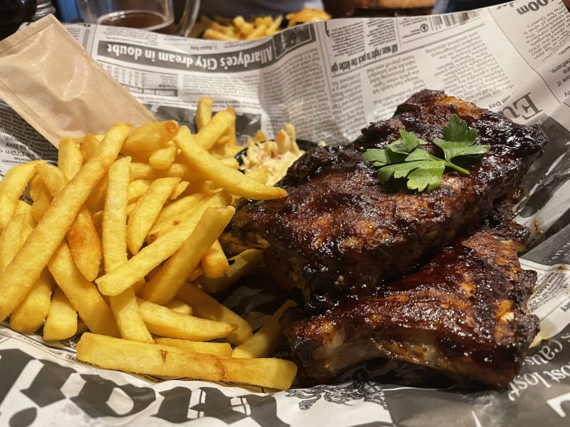 Meat us BBQ & smokehouse fd Texas Longhorn Skelleftea a Skellefteå