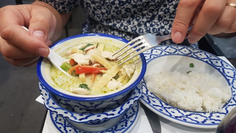 Curry vert - Thai Thai, Paris