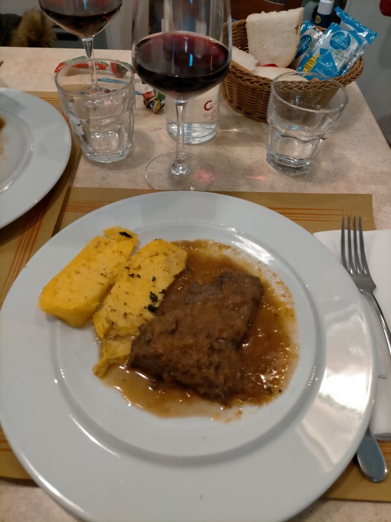 Stracotto di manzo con polenta - Da Gigi, Mantova