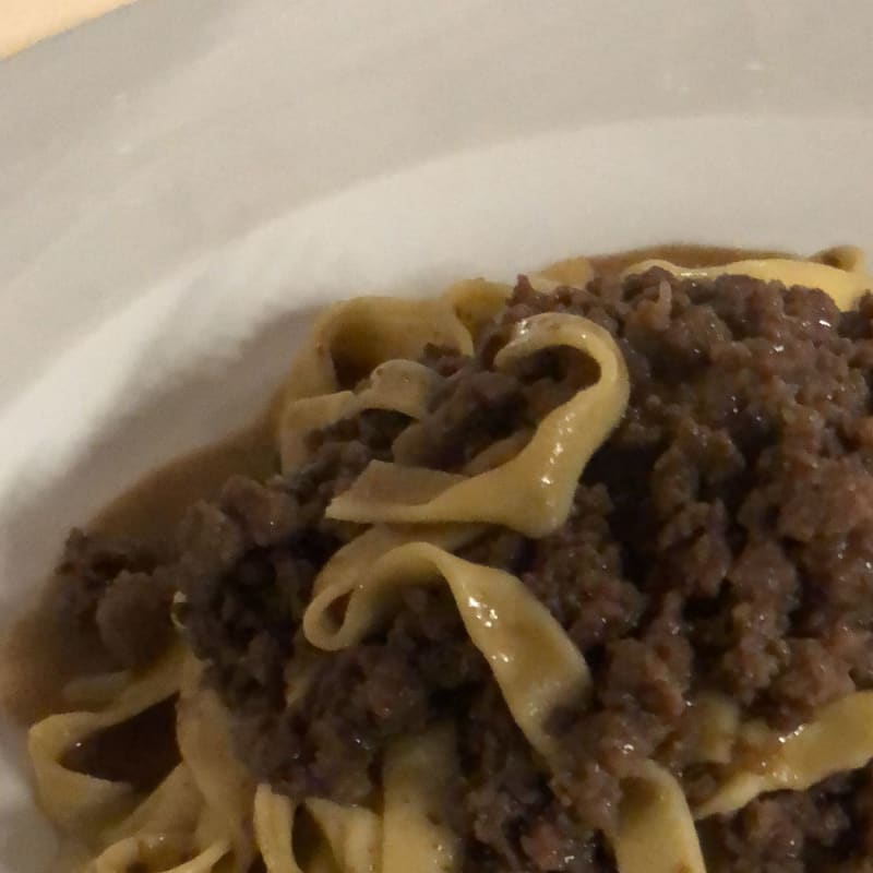 Tagliolini ragù di cinghiale - Il Tirabuscion