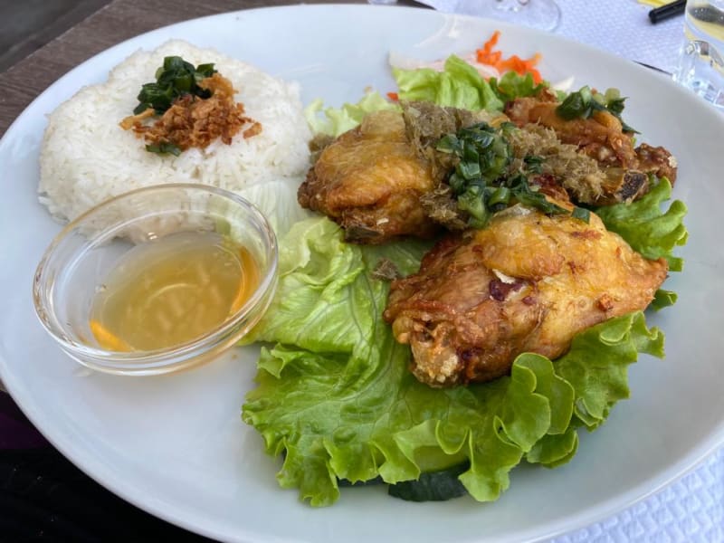 Poulet frit citronnelle et riz  - Chez Quyen Chi, Antony