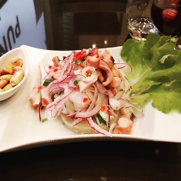 Ceviche de poisson et poulpe - Cevichería Punchy, Paris