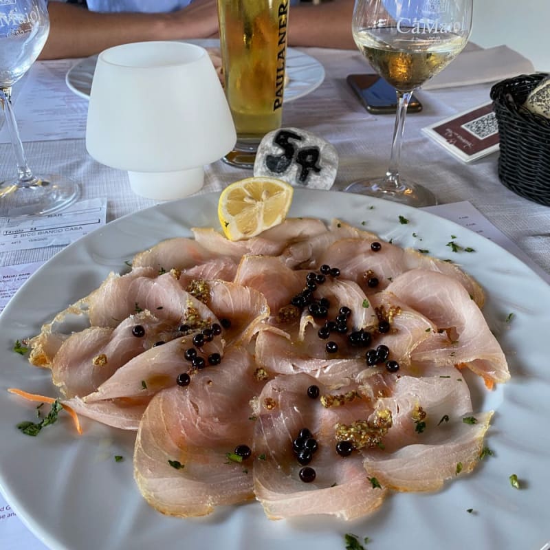 Carpaccio di pesce spada - Ristorante Pizzeria Presé