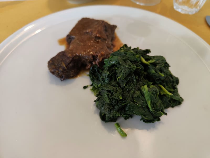 Brasato Con Spinaci - La Barriera Trattoria