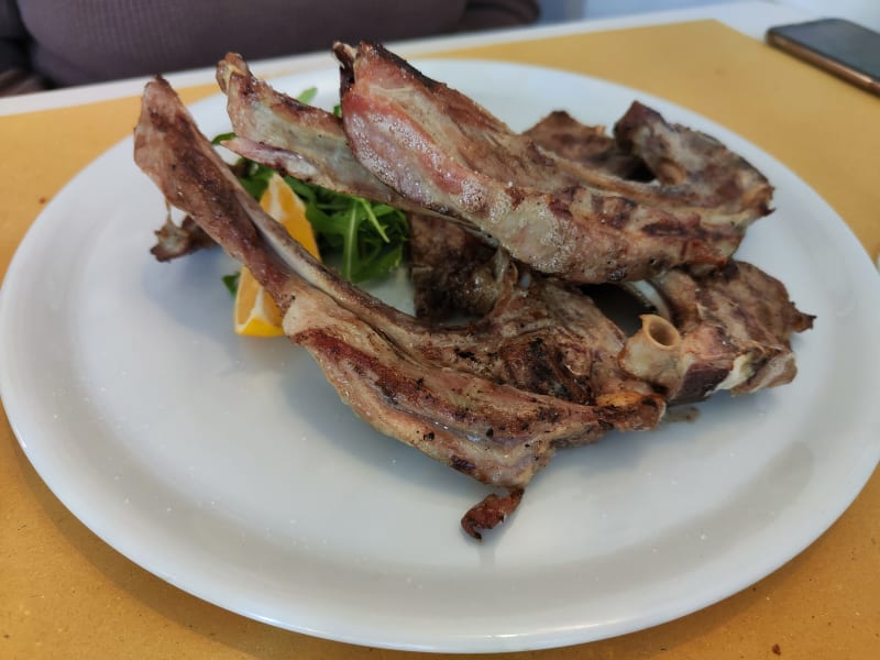 Agnello Alla Scottadito - La Barriera Trattoria