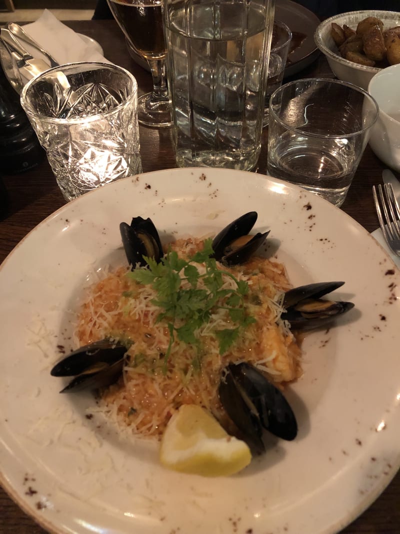 Risotto allo scoglio. - Restaurang NO53, Stockholm