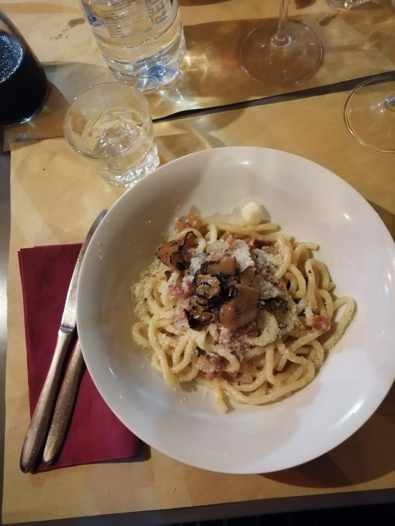 Pici Alla Grigia Con Tartufo Nero - FolkOsteria, Orvieto