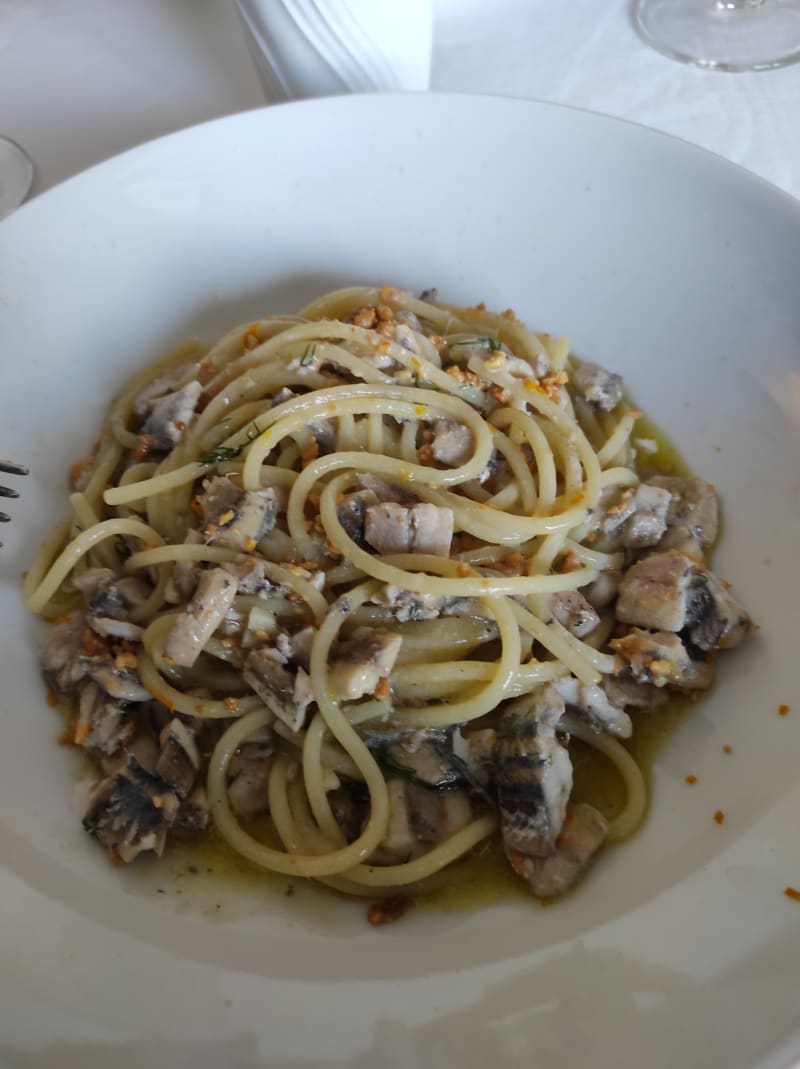 Pasta alici mandorle arance  - Antica Cucina dal 1983, Barletta