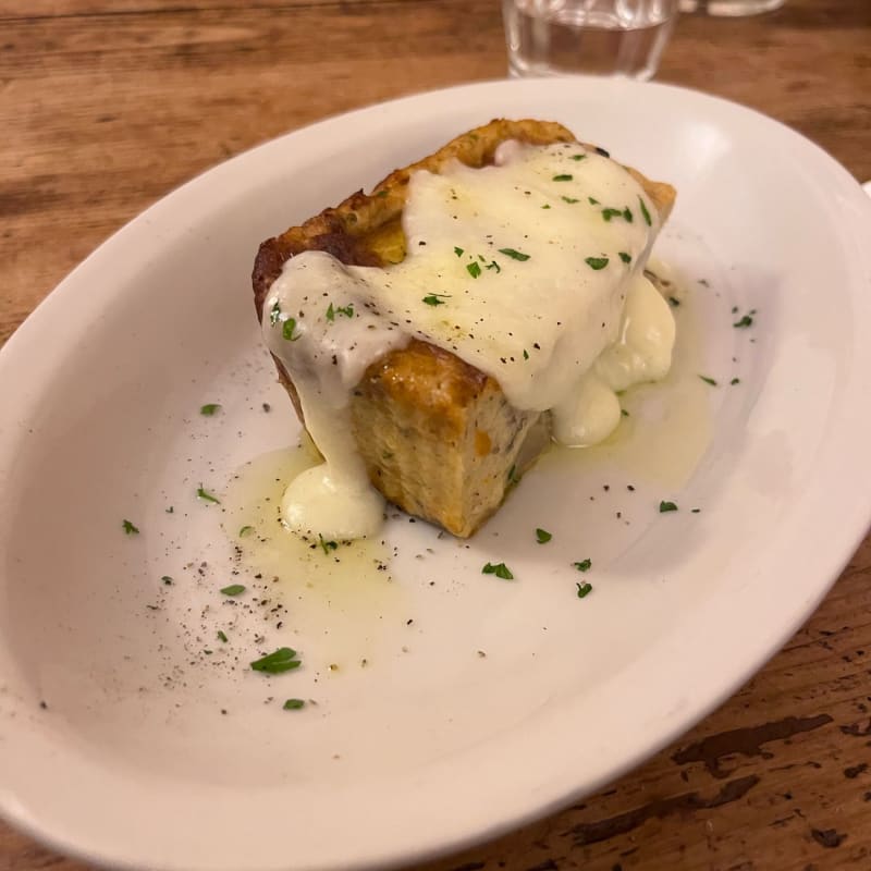 Tortino di verdure con fonduta di pecorino  - Casa Volpi, Arezzo