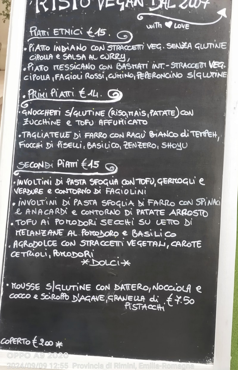 Risto Vegan, Cattolica