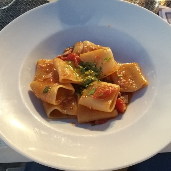 Paccheri con ricciola - Usini, Torvaianica