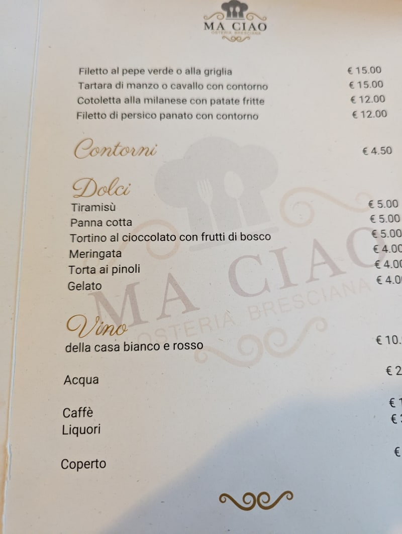 Osteria Bresciana Ma Ciao, Brescia