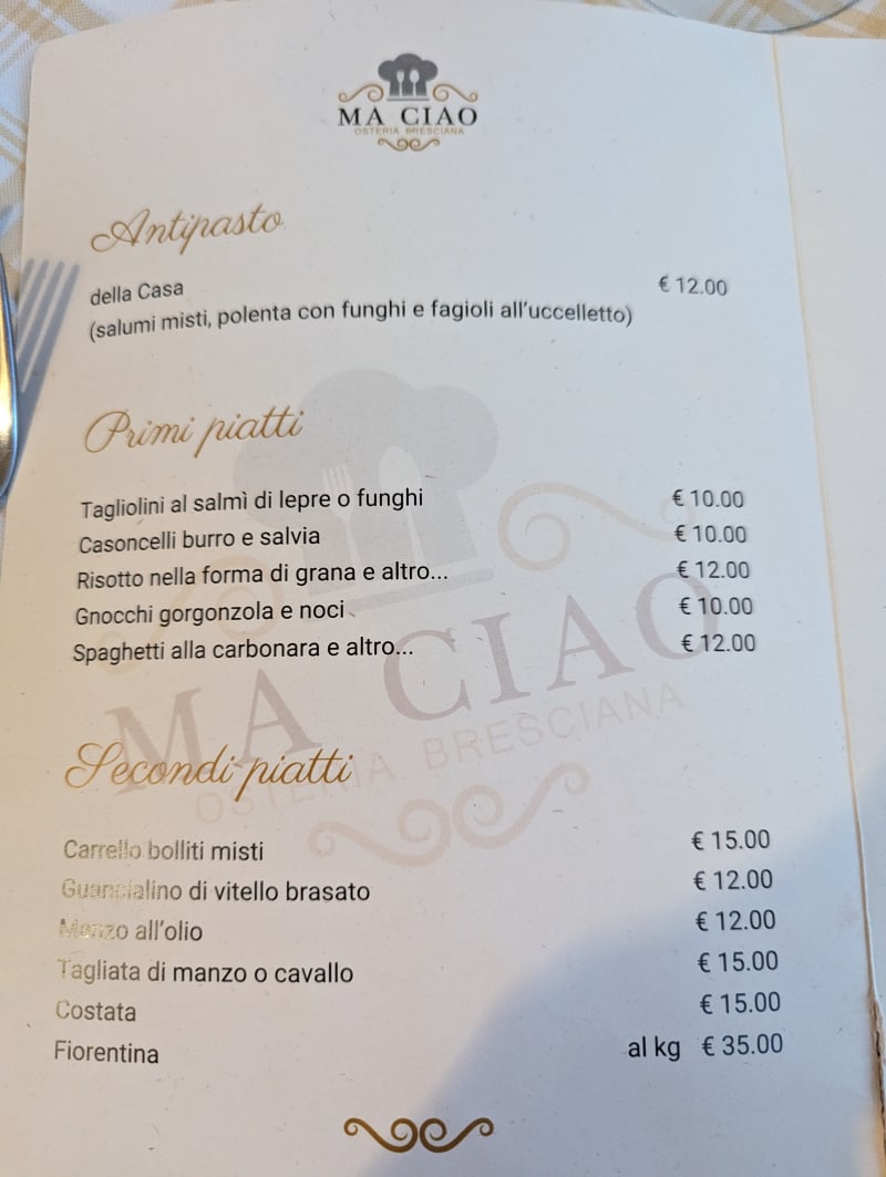 Osteria Bresciana Ma Ciao, Brescia