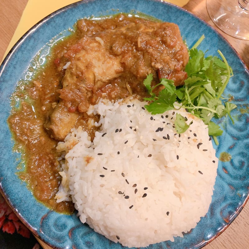 Riso saltato con pollo al curry - Yuanzi Hotpot, Milan