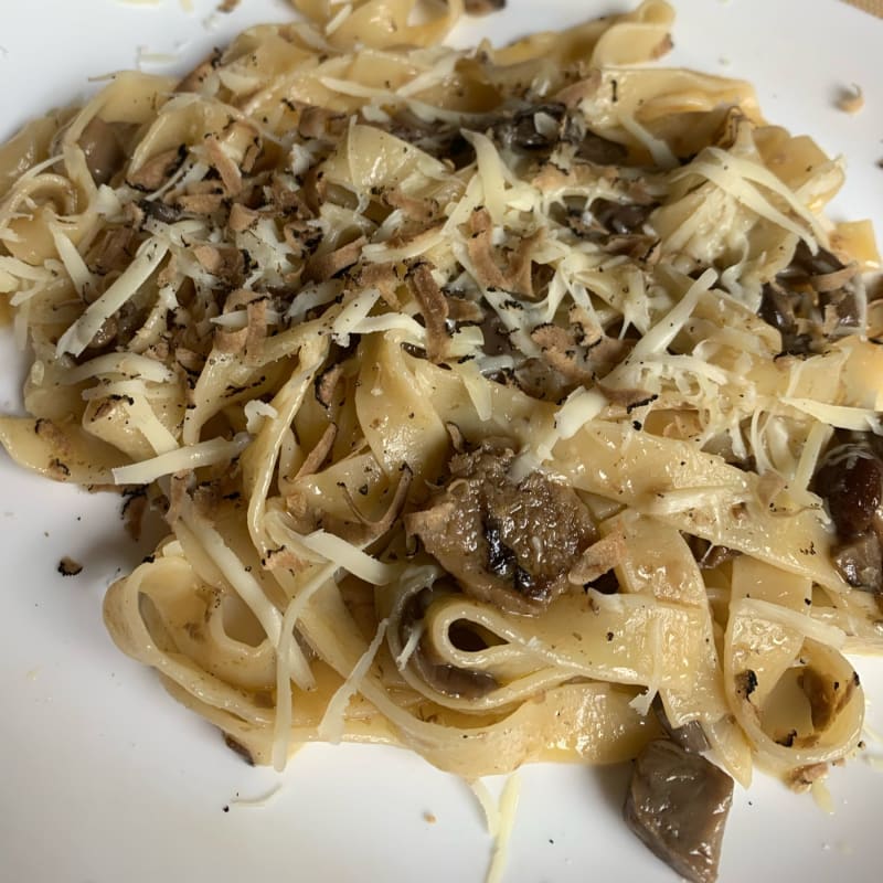 Pappardelle con funghi e monte Veronese  - Locanda dai Pistori