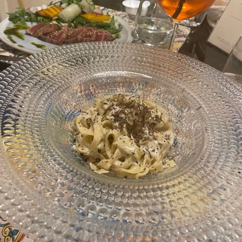 Spaghetti à la truffe noir  - Museo Della Pasta, Taormina