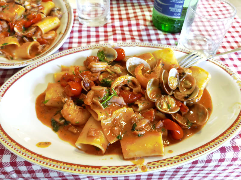 paccheri allo scoglio - Ristorante Da Vincenzo dal 1956