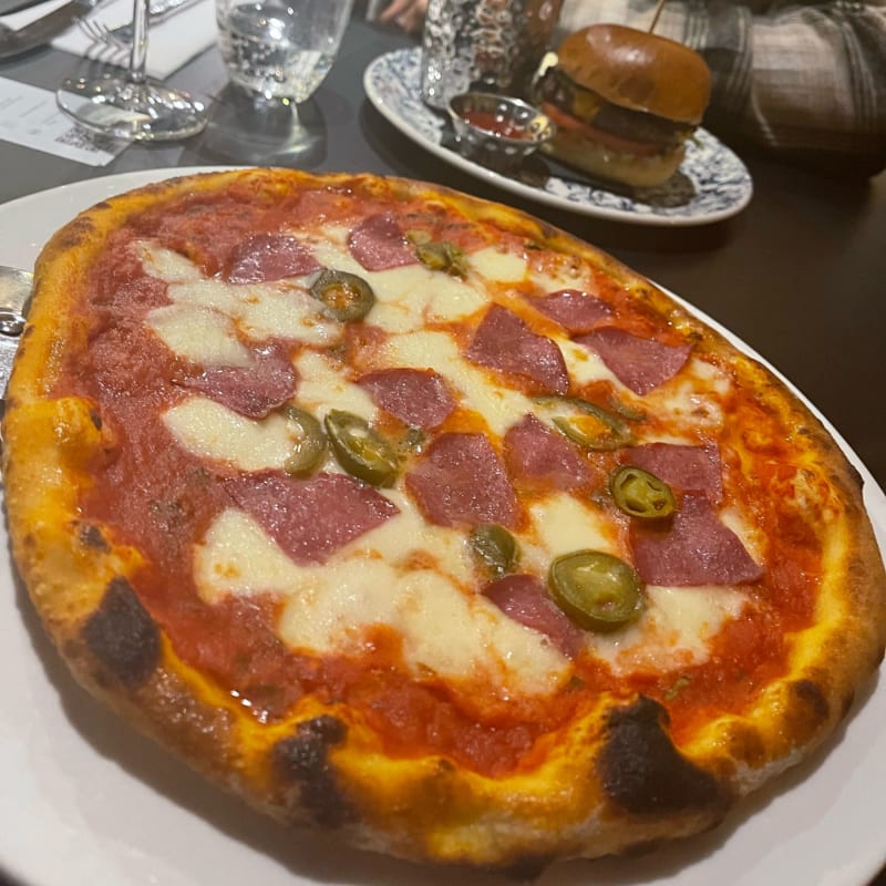 Pizza Margarita - The Social Hub Restaurant & Bar Amsterdam City, Amsterdam