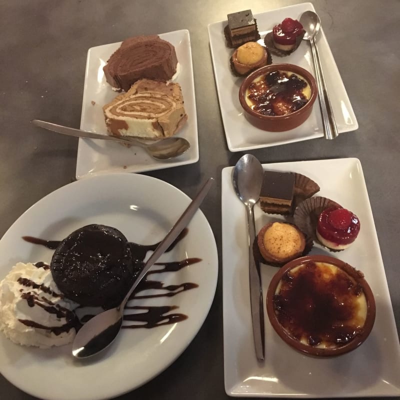 Everything tasted great! This was all three dessert plates offered. - L'Express, Lille