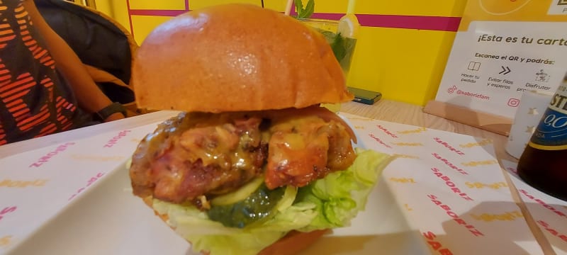 Ribs burger - Saboriz, Madrid