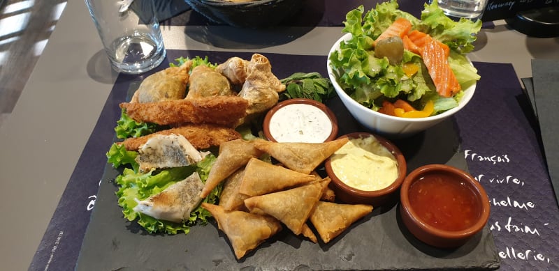 Planche individuelle asiatique, un délice - Dom Zébulon, Carrières-sur-Seine